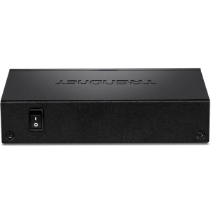TRENDnet TPE-TG51g 5-Port Unmanaged Gigabit Ethernet PoE+ Switch, 60W PoE budget